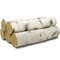 Wilson Large Birch Fireplace Logs, Decorative, Natural Bark Home Decor